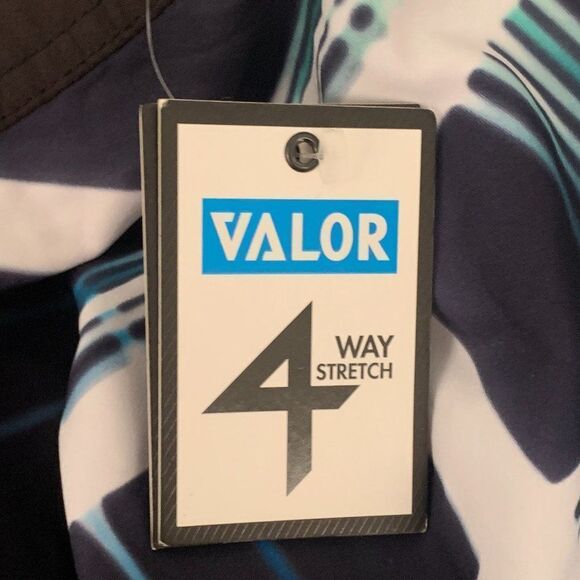 NWT Valor Shoreline 4-Way Stretch Men's Boardshorts Swim Trunks Size 36 - Picture 3 of 4